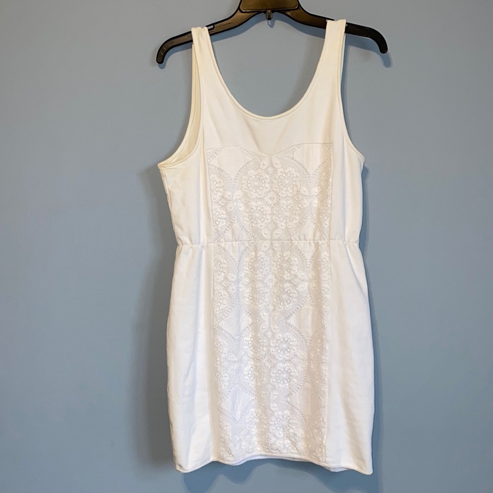 White Tibi Dress Size 10